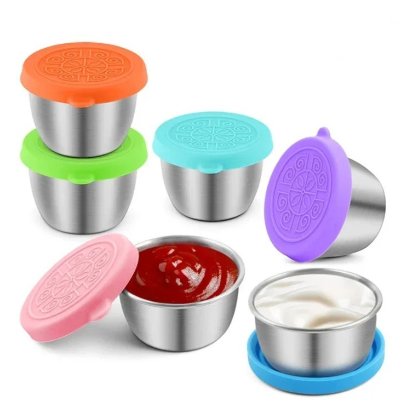 Sauce Dipping Cup - 6 Teil/satz 304 Edelstahl Eintauchen Sauce