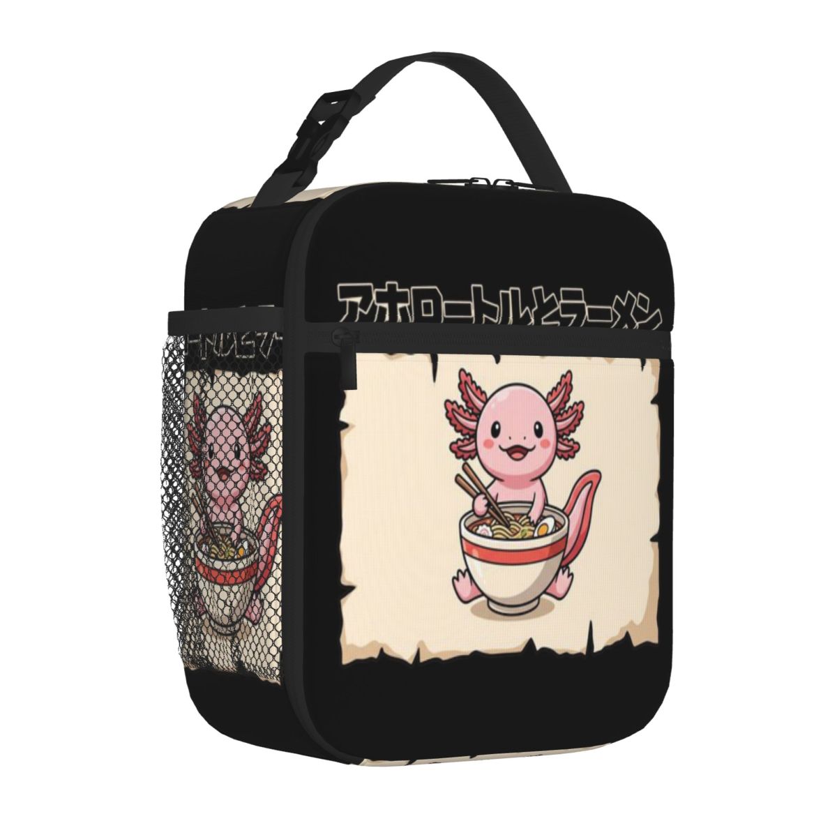 Meal Prep Noodles - Bestseller Kawaii Axolotl Ramen-Nudeln Essend Niedliche