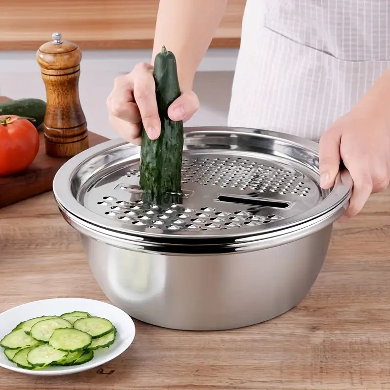 3-teiliges Edelstahl-Küchensie – Meal Prep Chef Bewertung und Preis