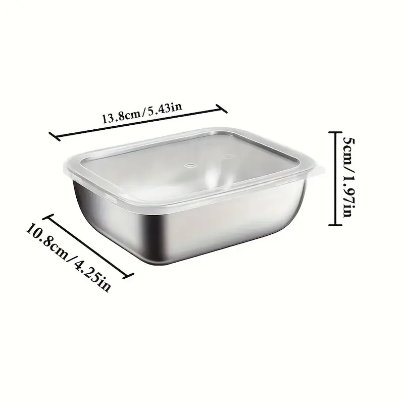 5-teiliges Edelstahl-Lebensmit – Meal Prep Chef Bewertung und Preis