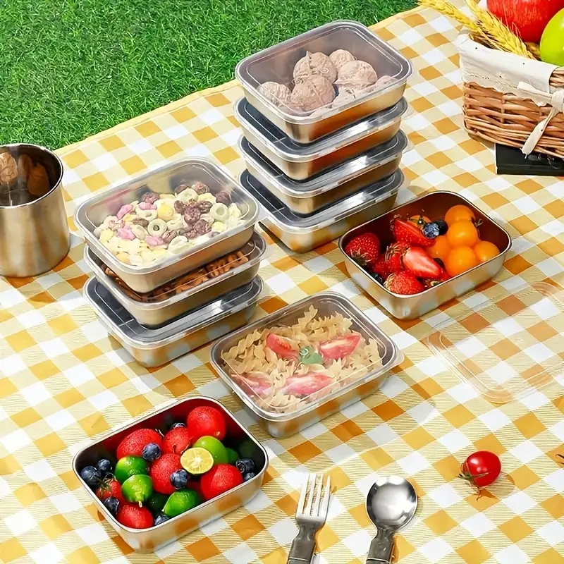 5-teiliges Edelstahl-Lebensmit – Meal Prep Chef Bewertung und Preis