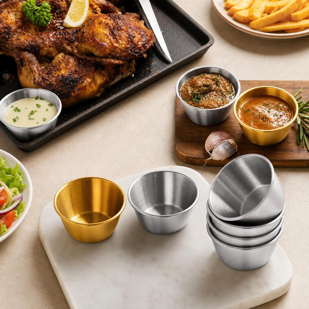 Soßenbecher aus Edelstahl, Min – Sauce Dipping Cup Bewertung und Preis