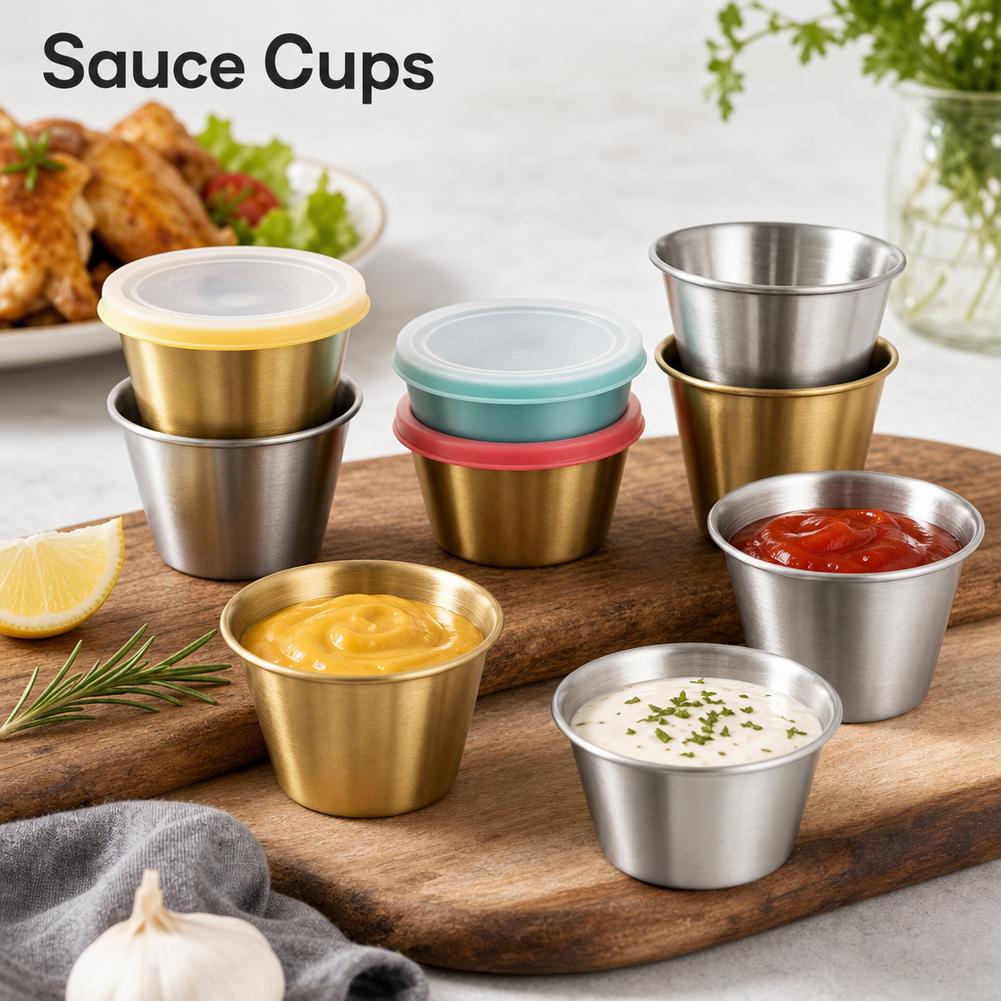 Soßenbecher aus Edelstahl, Min – Sauce Dipping Cup Bewertung und Preis