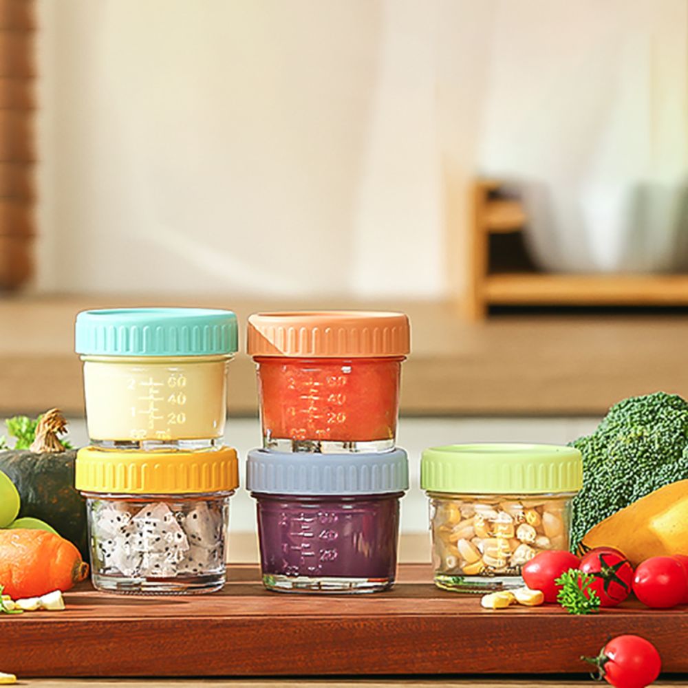 6 Stück Glas-Babynahrungsglas, – Sauce Dipping Cup Bewertung und Preis