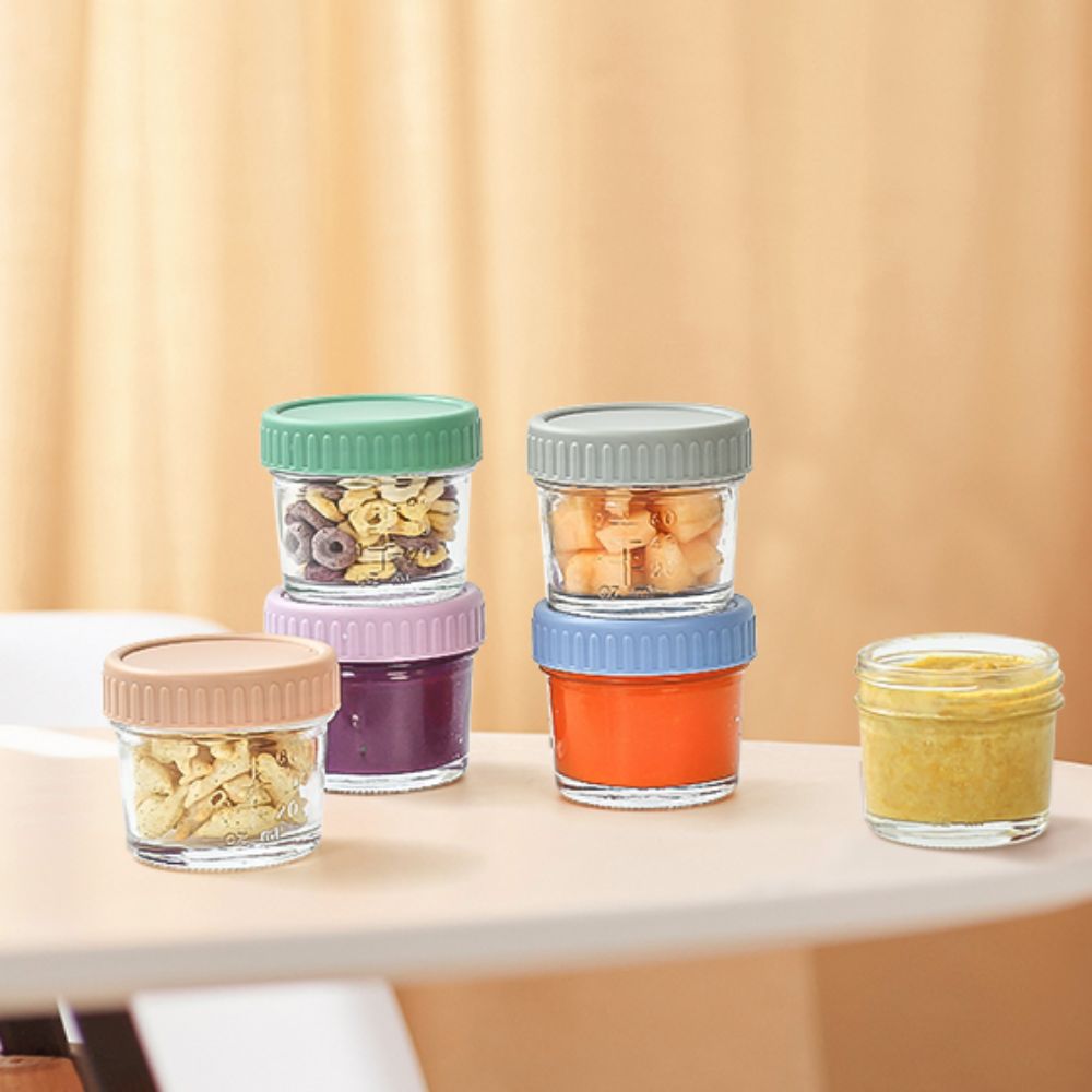 6 Stück Glas-Babynahrungsglas, – Sauce Dipping Cup Bewertung und Preis
