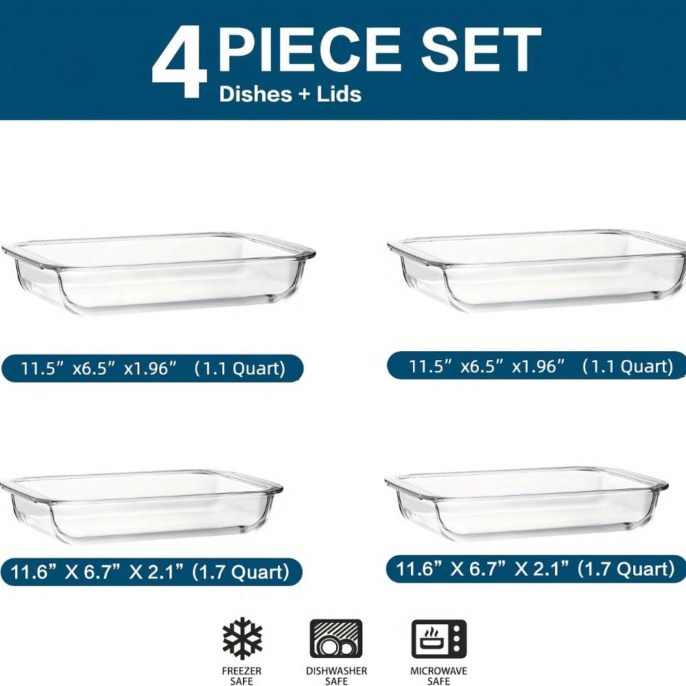 4-teiliges rechteckiges tiefes – Meal Prep Noodles Bewertung und Preis