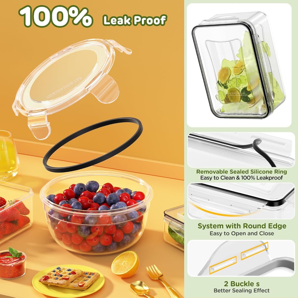 40-teiliges Set Lebensmittelbe – Meal Prep Chef Bewertung und Preis
